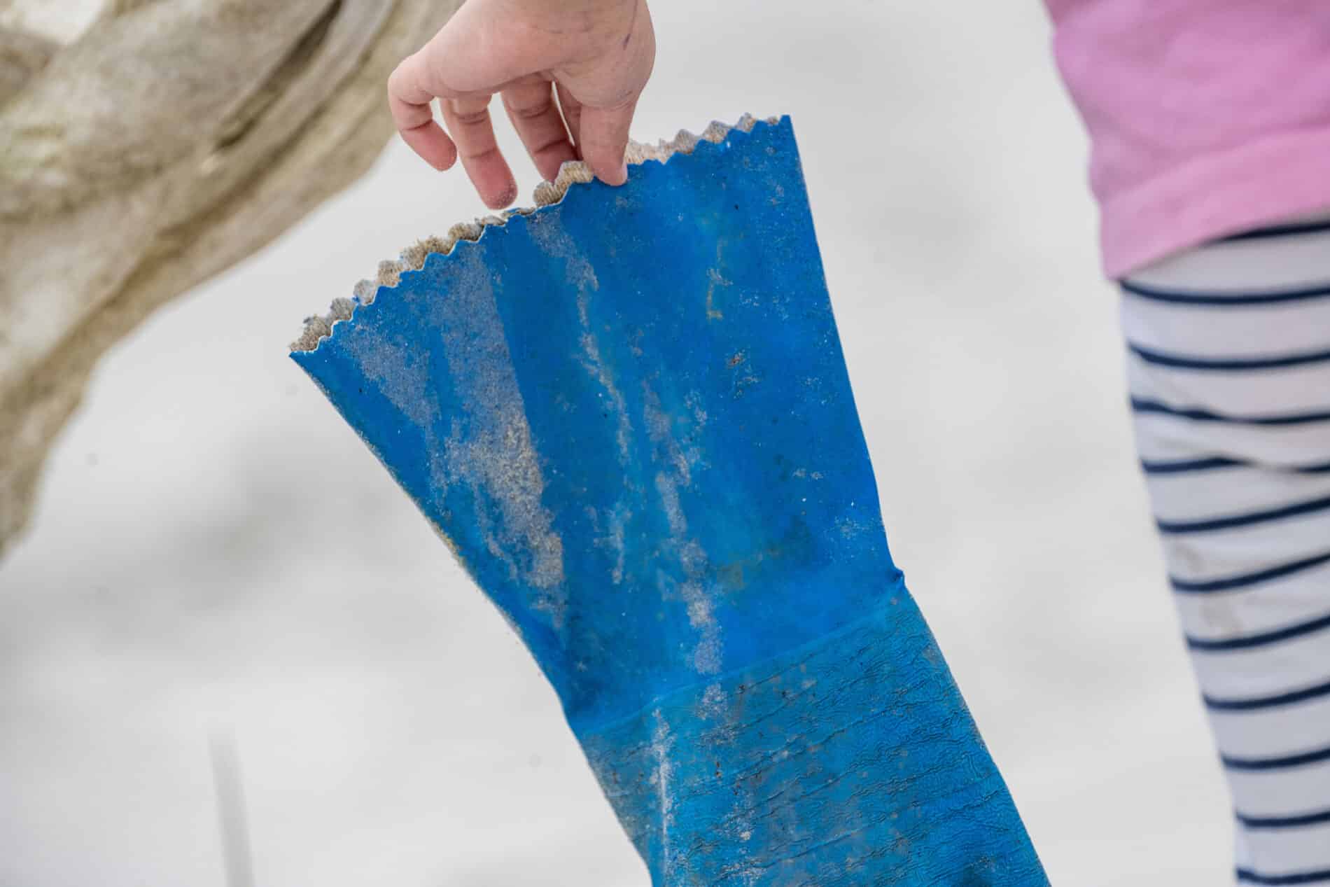 Strandmüll auf Juist Plastikmüll Strandmülleimer